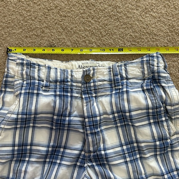 Y2K Abercrombie & Fitch Men’s 32 Heavy Cotton Plaid Shorts - Picture 10 of 10